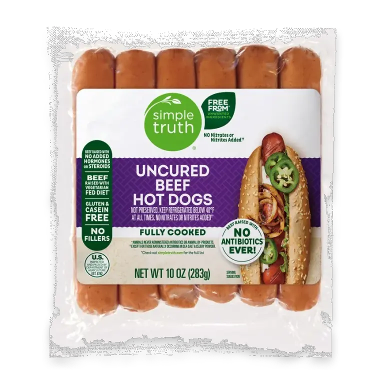 Uncured Beef Hot Dogs