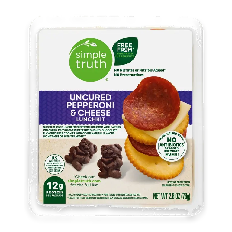 Uncured Pepperoni and Cheese Lunchkit