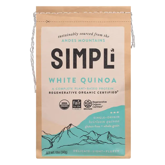 Organic Gluten Free White Quinoa