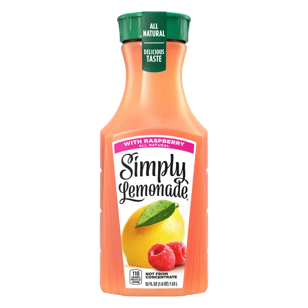All Natural Lemonade with Raspberry