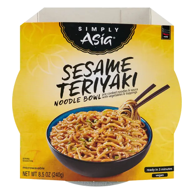 Mild Sesame Teriyaki Noodle Bowl