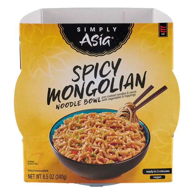 Spicy Mongolian Noodle Bowl