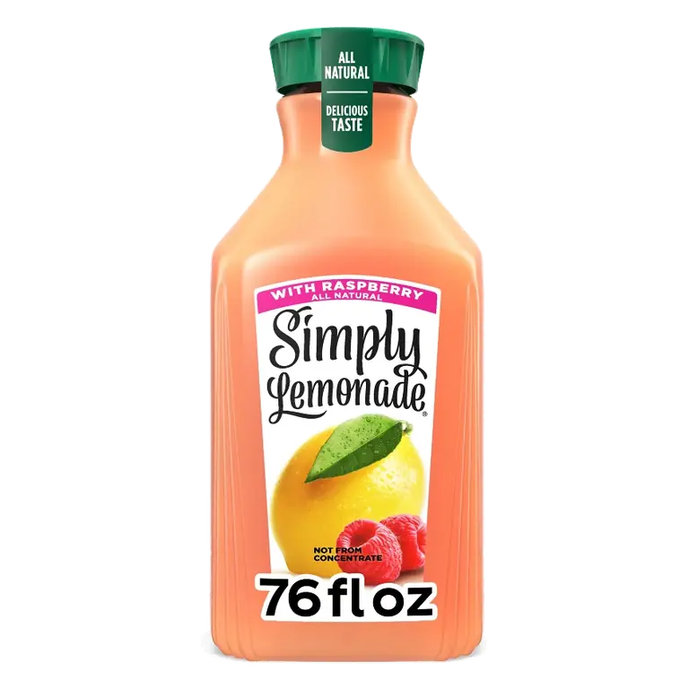 Simply Beverages Lemonade with Raspberry Juice, 76 fl oz