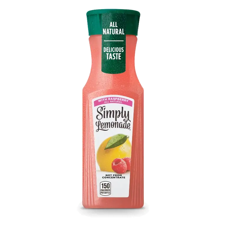 Simply Lemonade with Raspberry, 11.5oz: Low Sodium, No Artificial Flavors, No Pulp