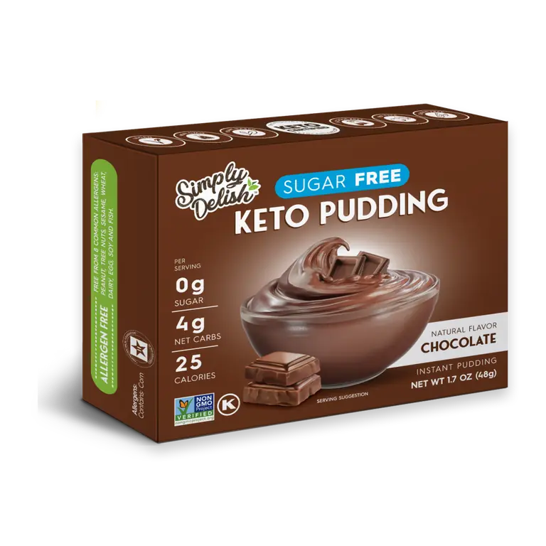 Sugar Free Keto Chocolate Pudding