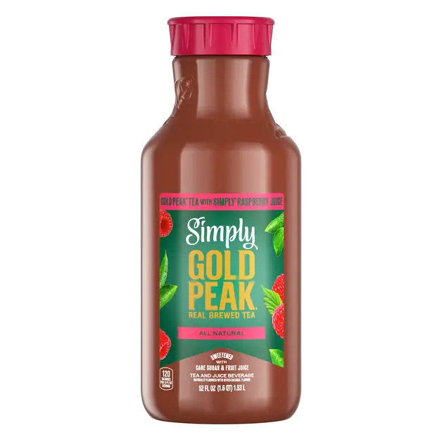 Gold Peak All Natural Black Tea with Raspberry Juice Refrigerated