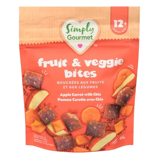 Fruit & Veggie Bites Apple Carrot with Chia 12+ Months 60 g