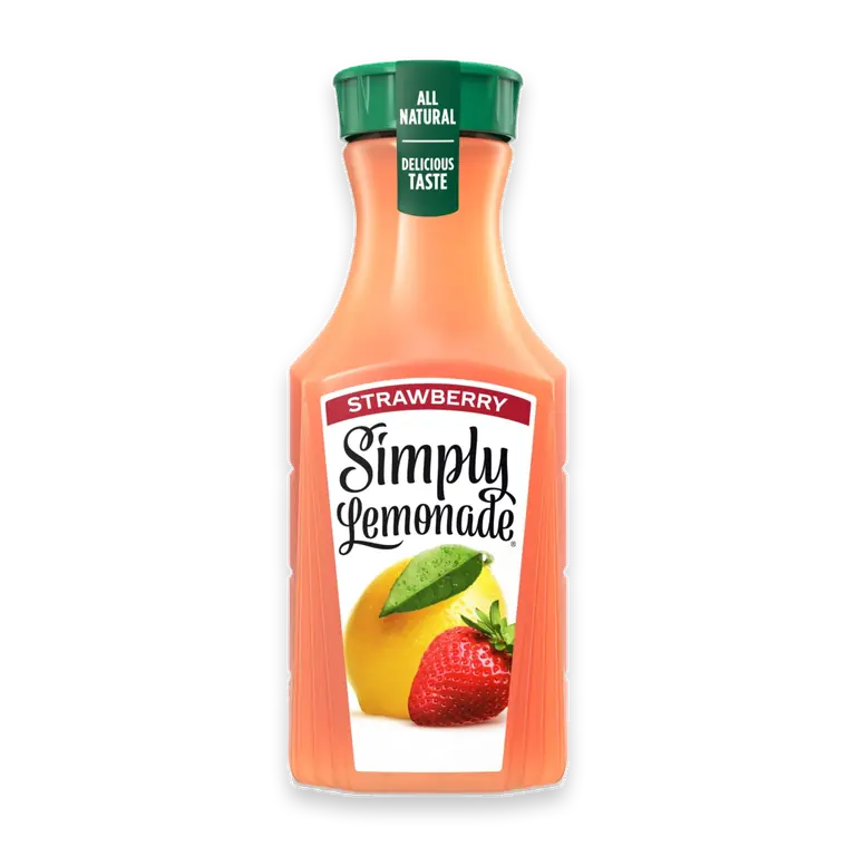 Lemonade with Strawberry Bottle