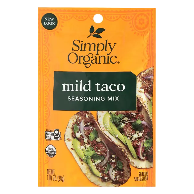 Gluten Free Mild Taco Seasoning Mix Packet