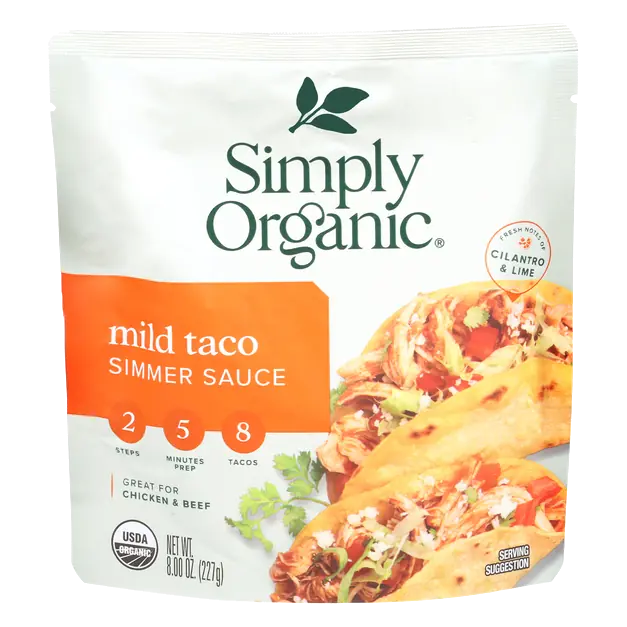 Mild Taco Simmer Sauce For Chicken