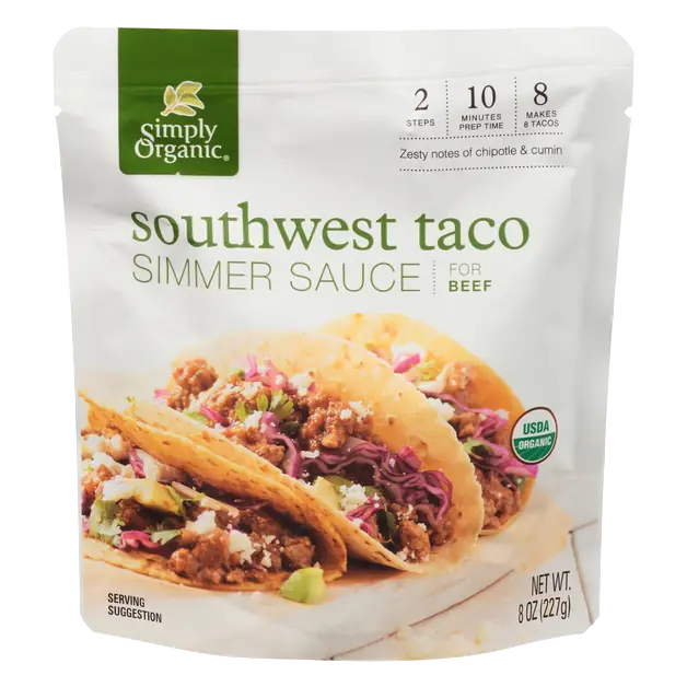 Southwest Taco Beef Simmer Sauce
