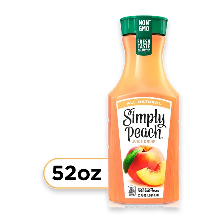 Peach Juice Drink Bottle