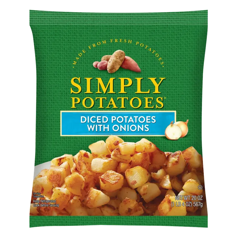 Diced with Onions Potatoes