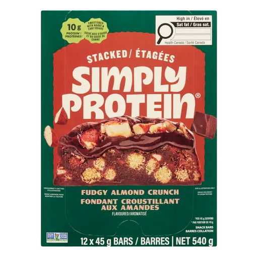 Bar Fudgy Almond Crunch 12 x 45 g