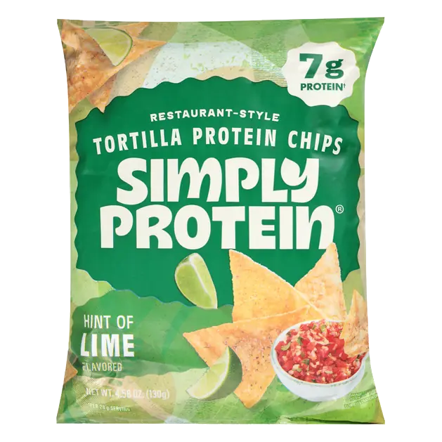 Hint of Lime Flavor Restaurant-Style Protein Tortilla Chips