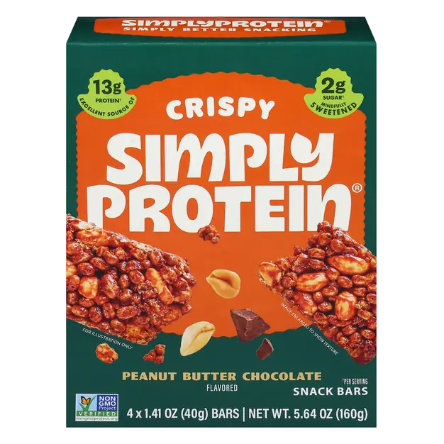 Peanut Butter Chocolate 12g Protein Snack Bars - 4 ct