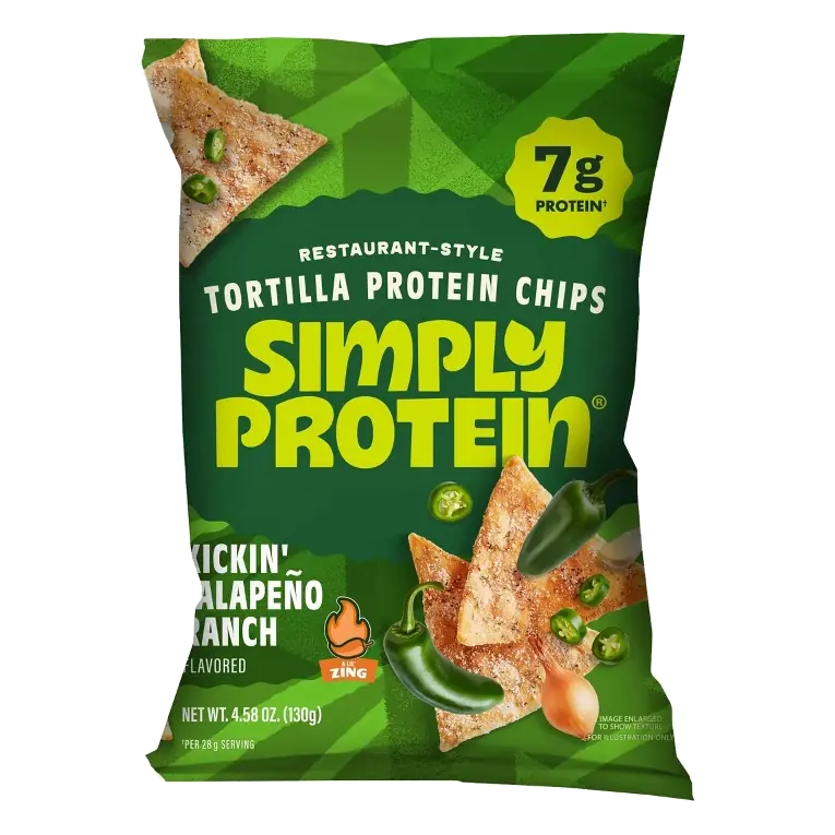 Simply Protein Restaurant Style Protein Flavored Tortilla Chips, 4.58oz