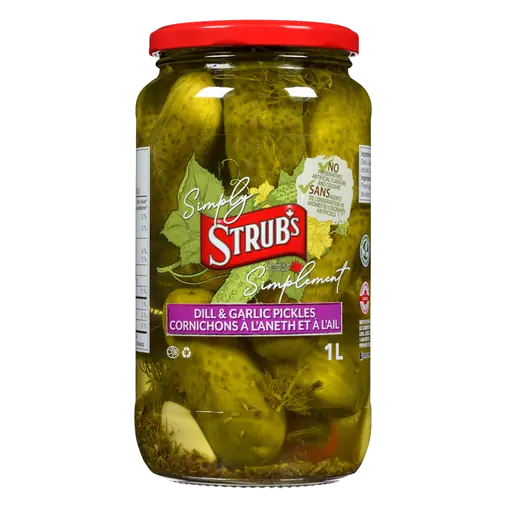 Simply Strub's Pickles Dill & Garlic 1 L