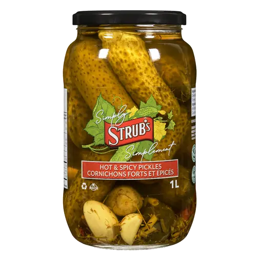 Simply Strub's Pickles Hot & Spicy 1 L