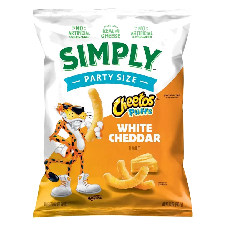 White Cheddar Cheese Flavored Snacks