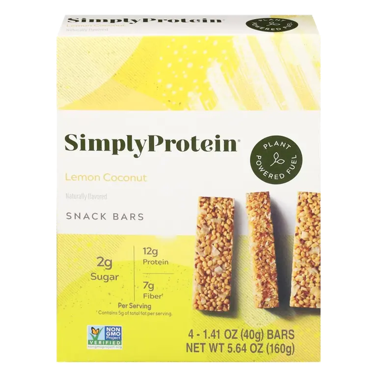 Lemon Coconut Snack Bars