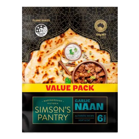 Garlic Naan Value 6 Pack