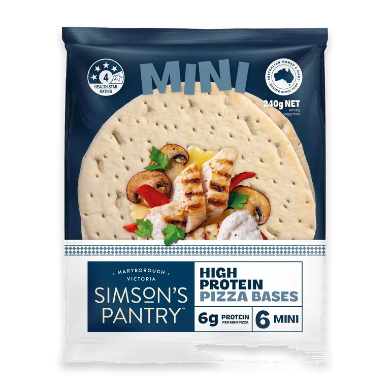 High Protein Mini Pizza Bases
