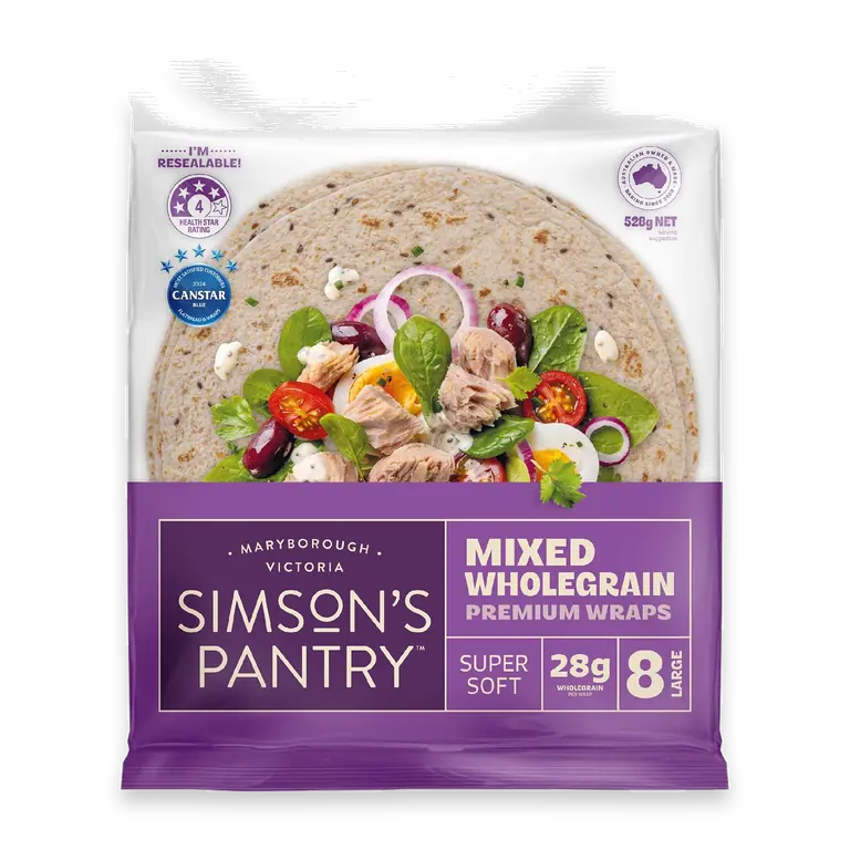 Mixed Wholegrain Wraps Wraps