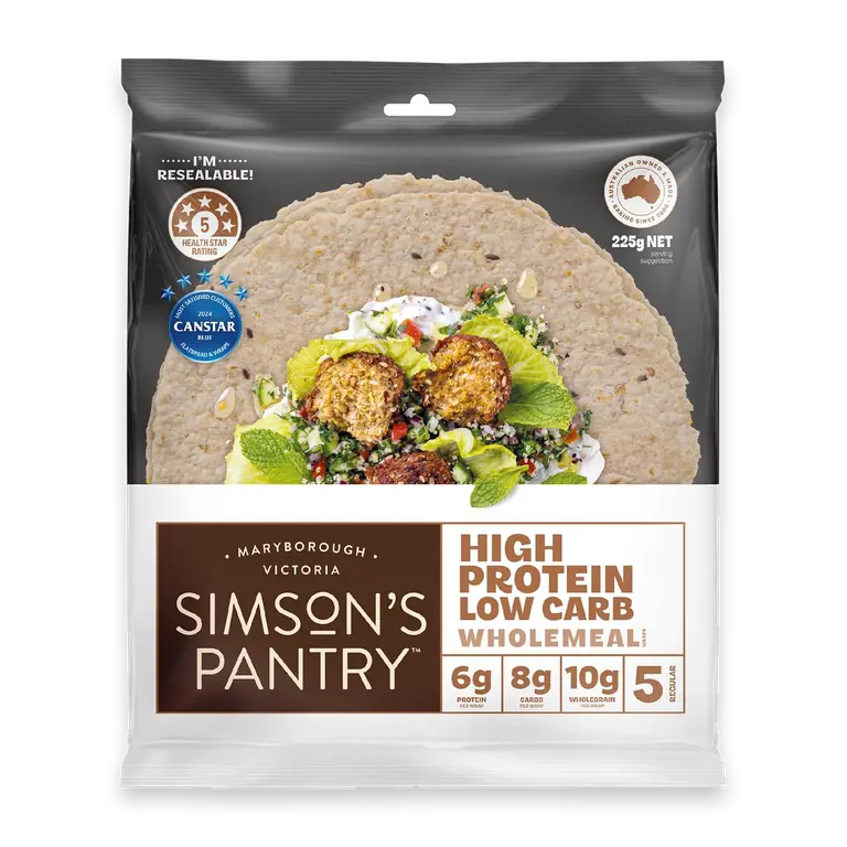 Wholemeal Wraps Carb Wraps