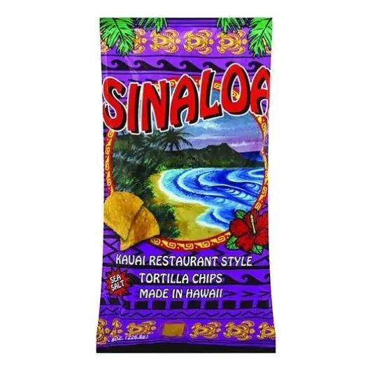 Sinaloa Kauai Purple Triangle Tortilla Chips, 8oz: Sea Salt, Corn
