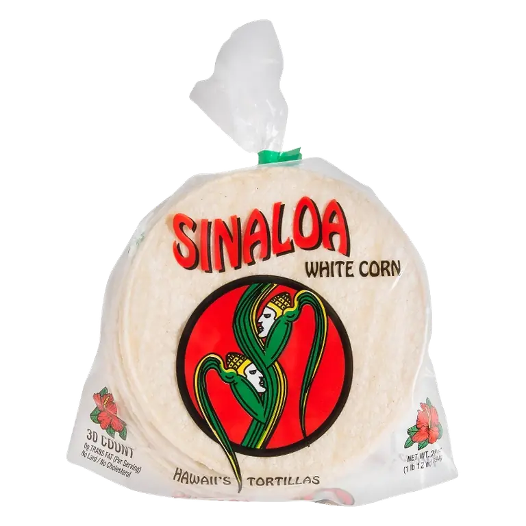 Sinaloa White Corn Hawaii's Tortillas 30ct, 28oz
