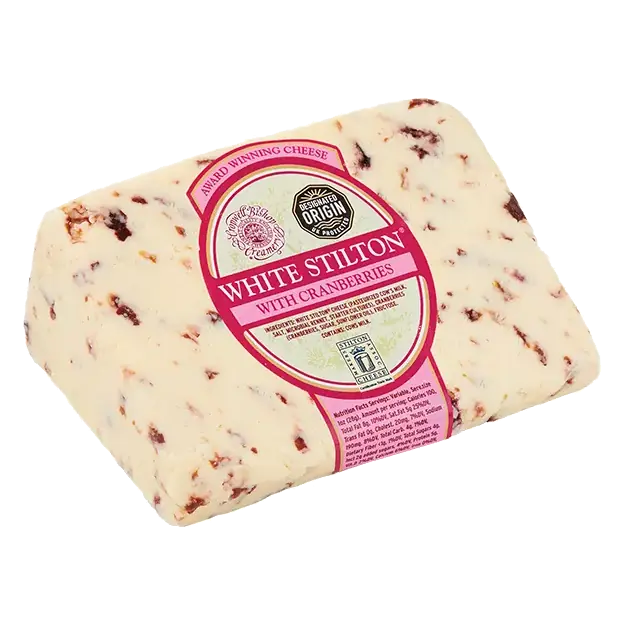 White Stilton Cheese with Cranberries