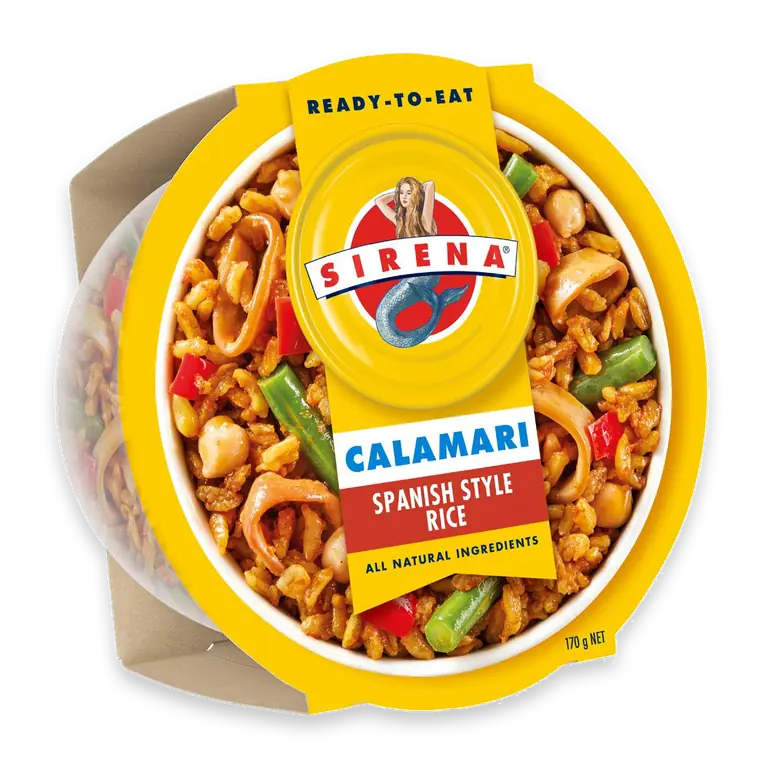 Calamari Spanish Style Rice Bowl