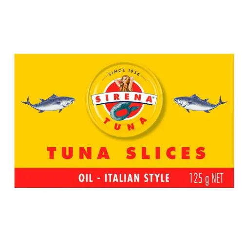 Oil Italian Style In Tuna Slices