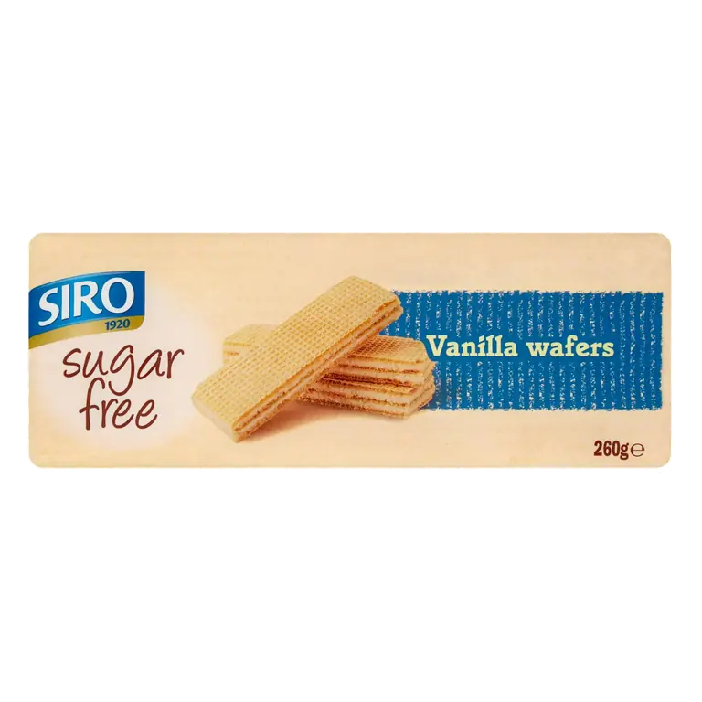 Vanilla Sugar Free Wafer Biscuits 260g