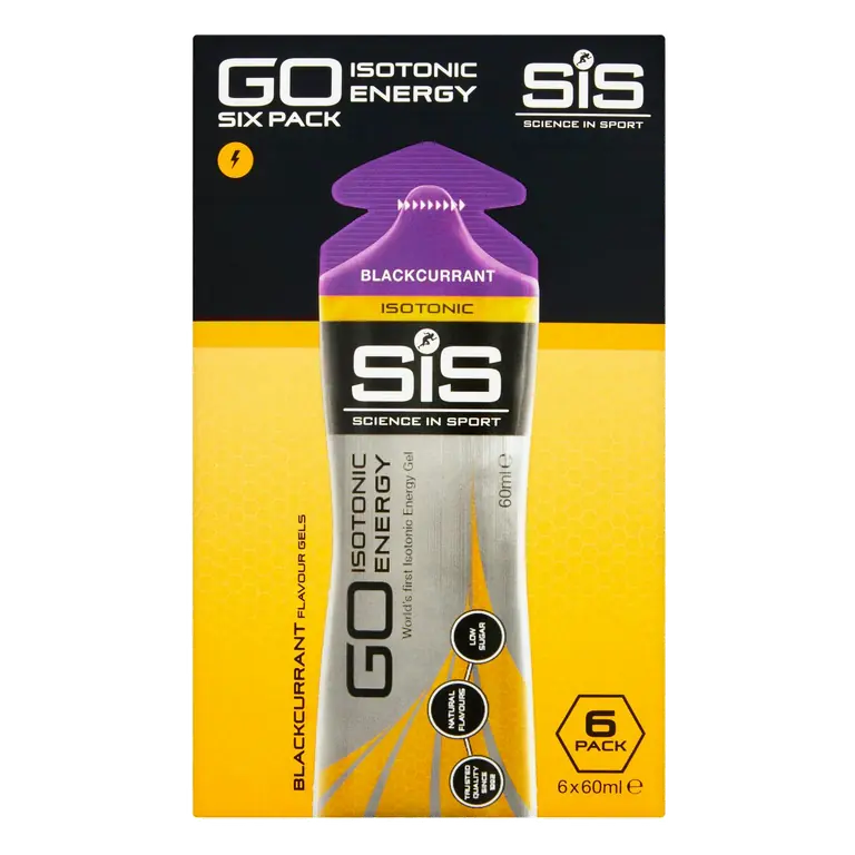 GO Energy Gels Blackcurrant 6x60ml