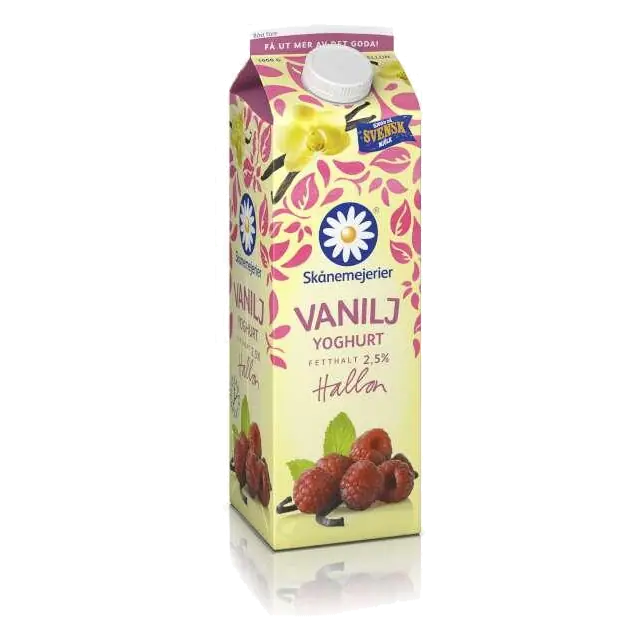 Hallon Vaniljyoghurt