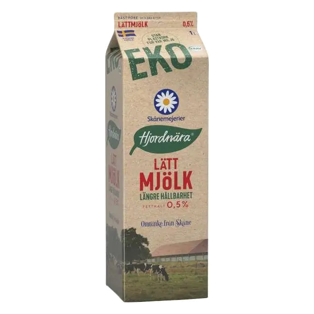 Hjordnära Ekologisk Lättmjölk