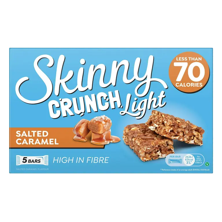 5 x 19g Salted Caramel Crunch Light Cereal Bars