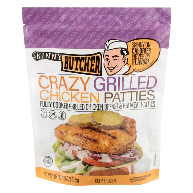 Crazy Grilled Chicken Patties Frozen