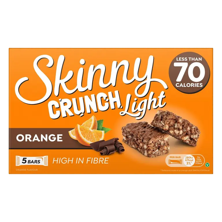 Crunch Light Chocolate Orange Bars