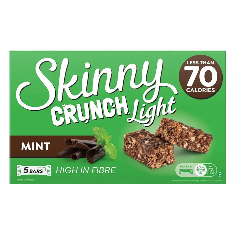 Crunch Light Mint & Dark Chocolate Bars