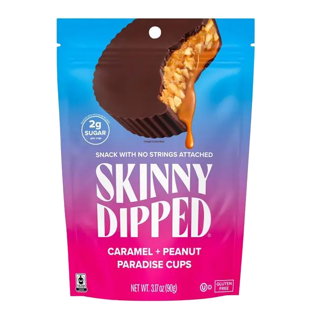 SkinnyDipped Caramel + Peanut Paradise Cups - 3.17oz