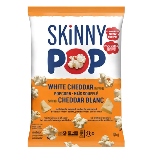 Popcorn White Cheddar Flavoured 125 g