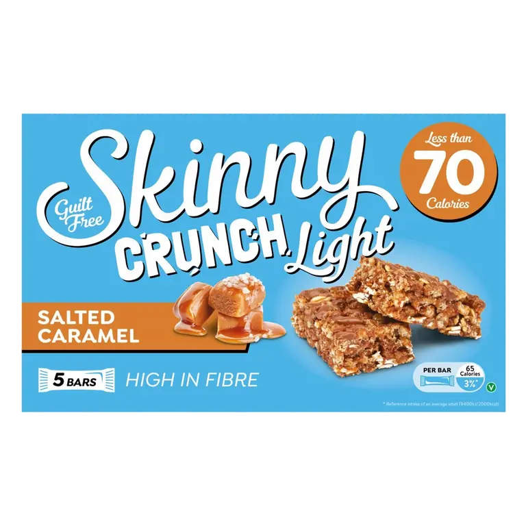 Skinny Crunch Light Salted Caramel Bars