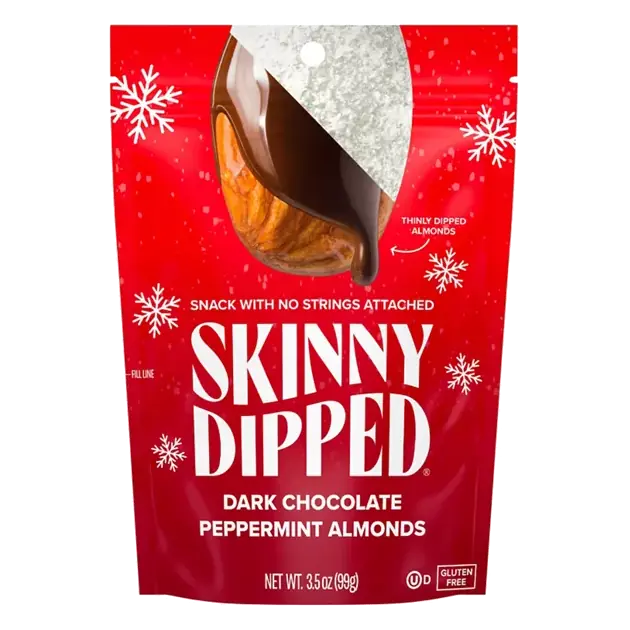 Dark Chocolate Peppermint Almonds