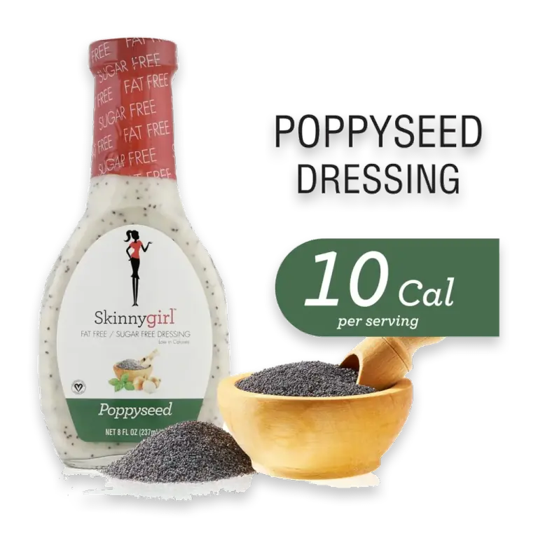 , Fat-Free, Sugar-Free Poppyseed Salad Dressing, 8 fl oz