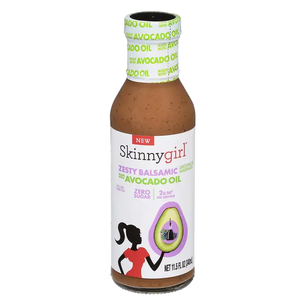 Zero Sugar Zesty Balsamic with Avocado Oil Dressing & Marinade