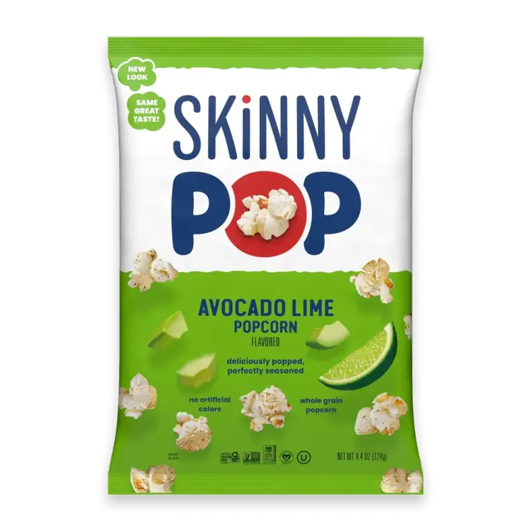 Avocado Lime Flavored Popcorn Bag