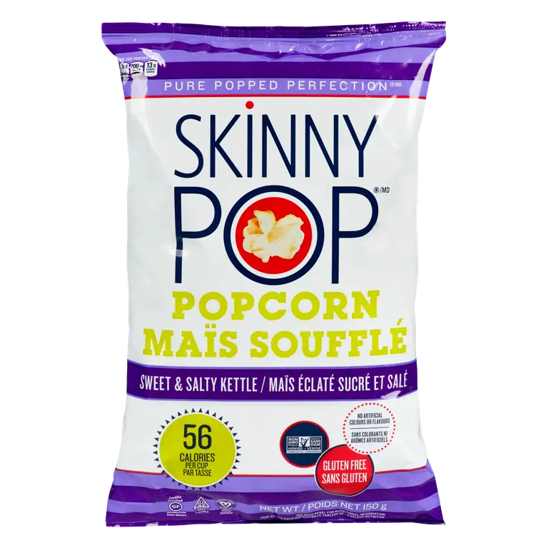 Gluten-Free Kettle Popcorn Sweet & Salty 150 g
